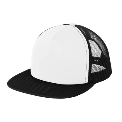 Custom Printed Flat Bill Snapback Trucker Cap - District (DT624)