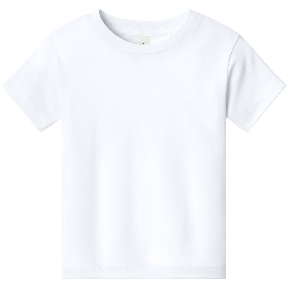 Custom toddler t-shirt for personalized designs, no minimum order.