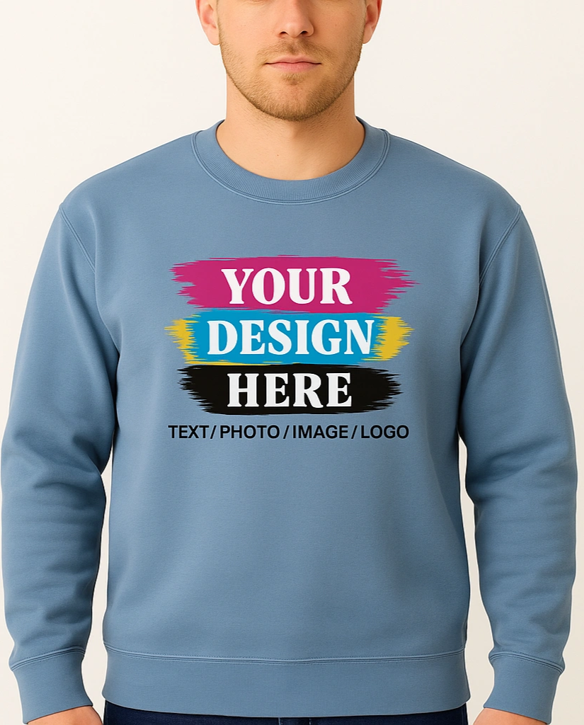 Custom Printed Comfort Colors Ring Spun Crewneck Sweatshirt (1566)