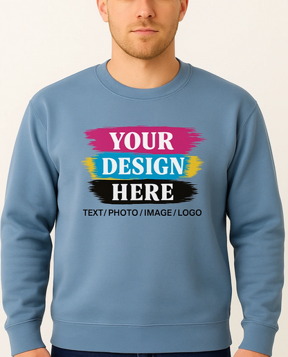 Custom Printed Comfort Colors Ring Spun Crewneck Sweatshirt (1566)