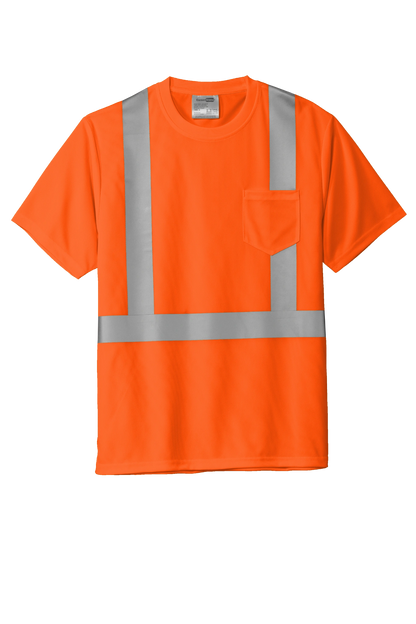Custom CornerStone CS200 ANSI Class 2 Safety T-Shirt | Hi-Vis Workwear | No Minimum