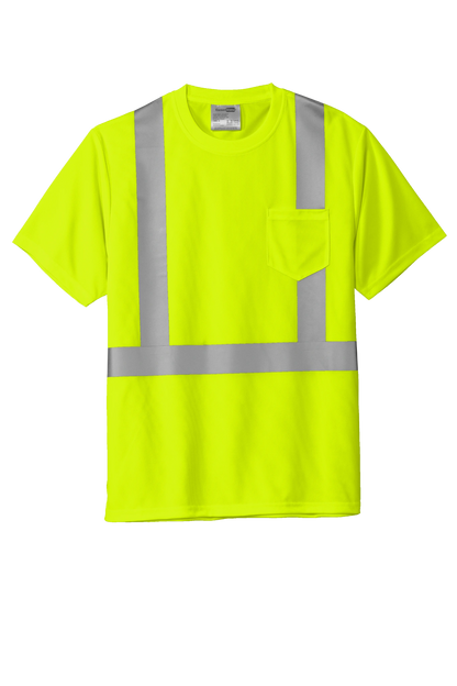 Custom CornerStone CS200 ANSI Class 2 Safety T-Shirt | Hi-Vis Workwear | No Minimum