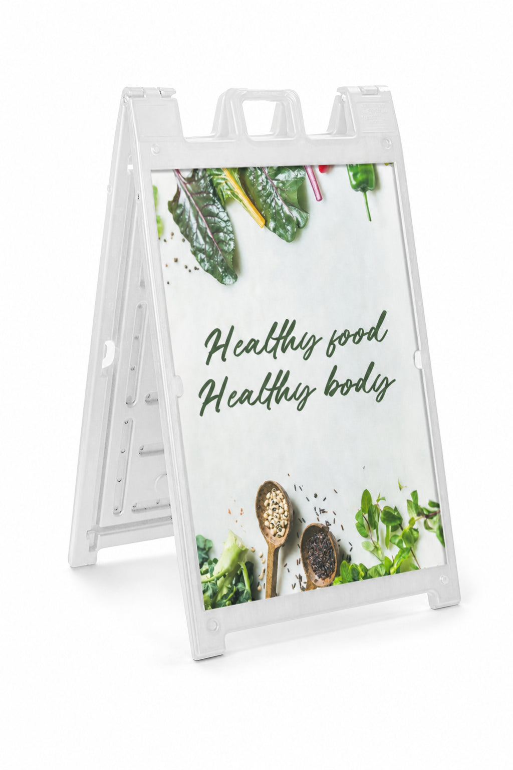 Custom Deluxe Signicade A-Frame Sidewalk Sign with UV Printed Graphics