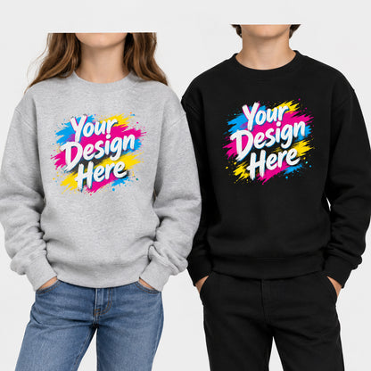 Custom Youth Sweatshirt with personalized design options