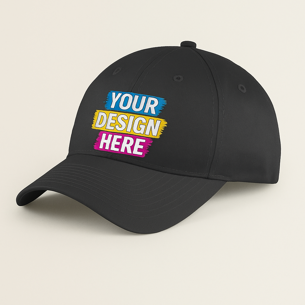 Custom Printed Six-Panel Unstructured Twill Cap