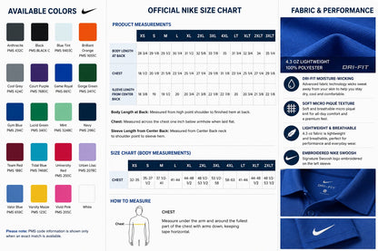 Custom Nike Dri-FIT Micro Pique 2.0 Polo Shirt with Logo Printing | No Minimum