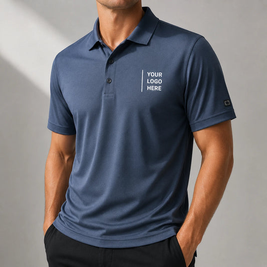 Custom OGIO® Caliber2.0 Performance Polo with Full-Color Logo Printing