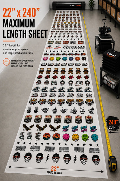 Custom DTF Gang Sheet Builder