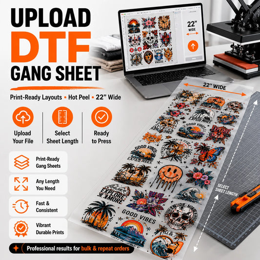 DTF Gang Sheet Upload – Hot Peel Custom Transfers
